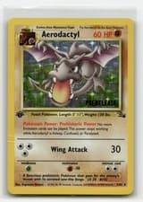 Aerodactyl (Prerelease) 01/62 WoTC Promo 1st Edition Holofoil Pokemon