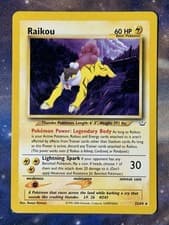 Raikou 22/64 Neo Revelation Rare Vintage WOTC 2001 Pokemon Card VLP
