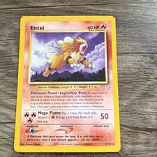 Nintendo Entei 17/64 Neo Revelation Regular Rare 2000 English 60 HP Unlimited