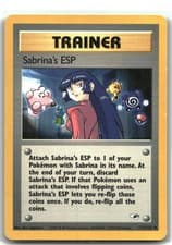 Sabrina's ESP 117/132 Uncommon Gym Heroes Pokemon Unlimited Lightly Played
