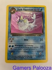 Dark Vaporeon 9/110 Holo Rare Legendary Collection Pokemon Lightly Played
