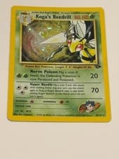 Koga's Beedrill 9/132 Gym Challenge Holo Rare Swirl Pokemon TCG 2000
