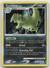 Tyranitar - (DP Stormfront) Holo Rare Deck Exclusives 30/100 MP
