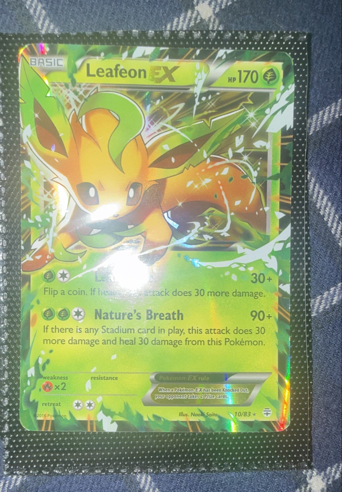 Leafeon EX 10/83 Generations Holo
