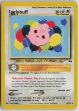 Igglybuff 40/75 Uncommon Neo Discovery Pokemon Unlimited Lightly Played