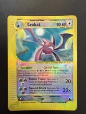 Pokemon 2003 Crobat Skyridge Reverse Holo 147/144 English Wotc