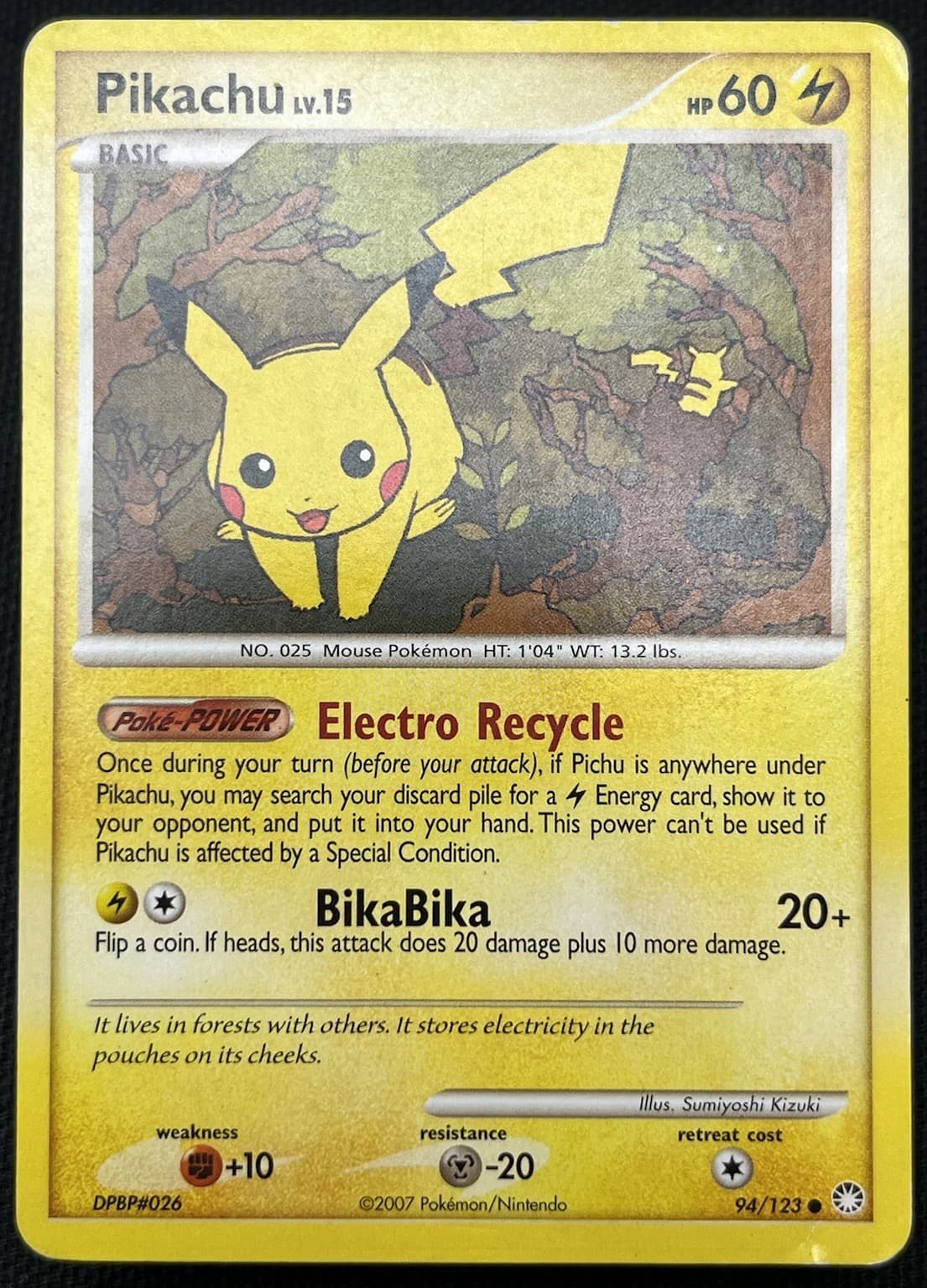 Pokemon - Pikachu - Mysterious Treasures 94/123 - Common - MP
