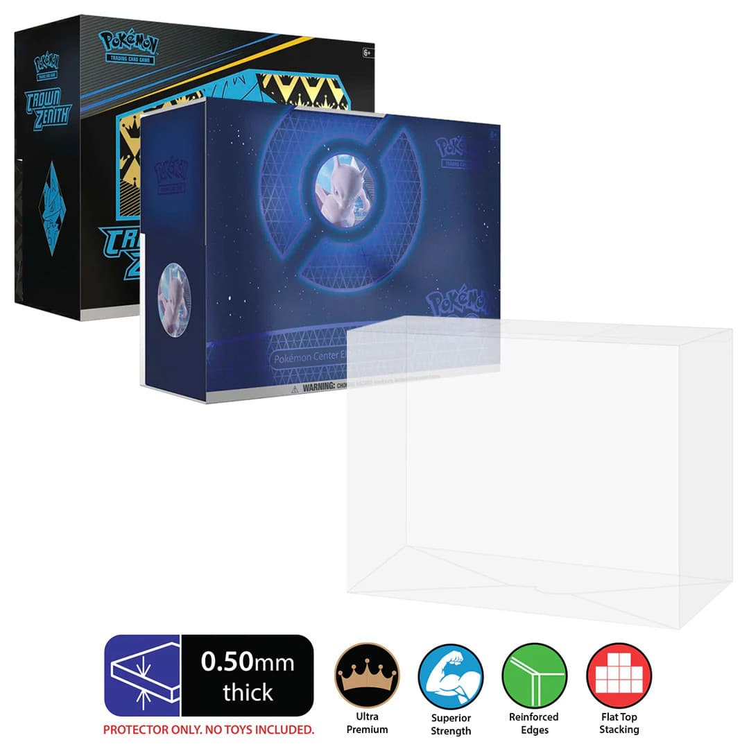 Protectors for POKEMON TCG Crown Zenith/Pokemon GO Elite Trainer Box