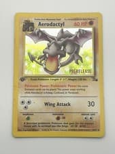 Pokemon Card - 1st Edition Aerodactyl (Prerelease) - WoTC Promo 1/62