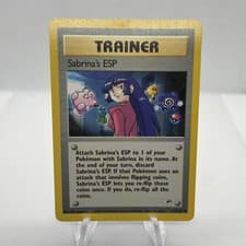 Sabrina's ESP #117 Gym Heroes Uncommon Near Mint