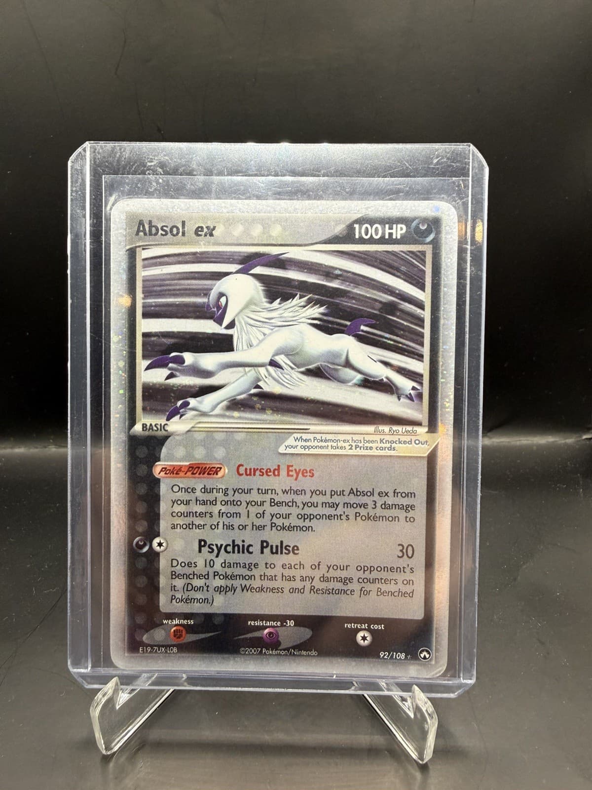 Pokemon Absol ex EX Power Keepers Holo Ultra Rare 92/108 EN