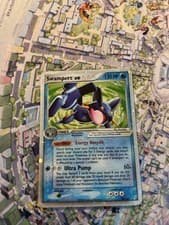 Swampert EX 98/100 Holo Rare Crystal Guardians Heavy Play