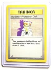 IMPOSTOR PROFESSOR OAK - 73/102 - SHADOWLESS Base Set - Pokemon Card - EXC / NM