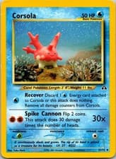 Corsola Uncommon Neo Discovery 37/75 MP