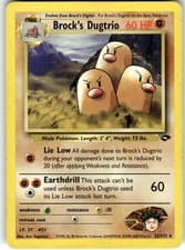 Brock's Dugtrio Rare Gym Challenge 022/132 LP