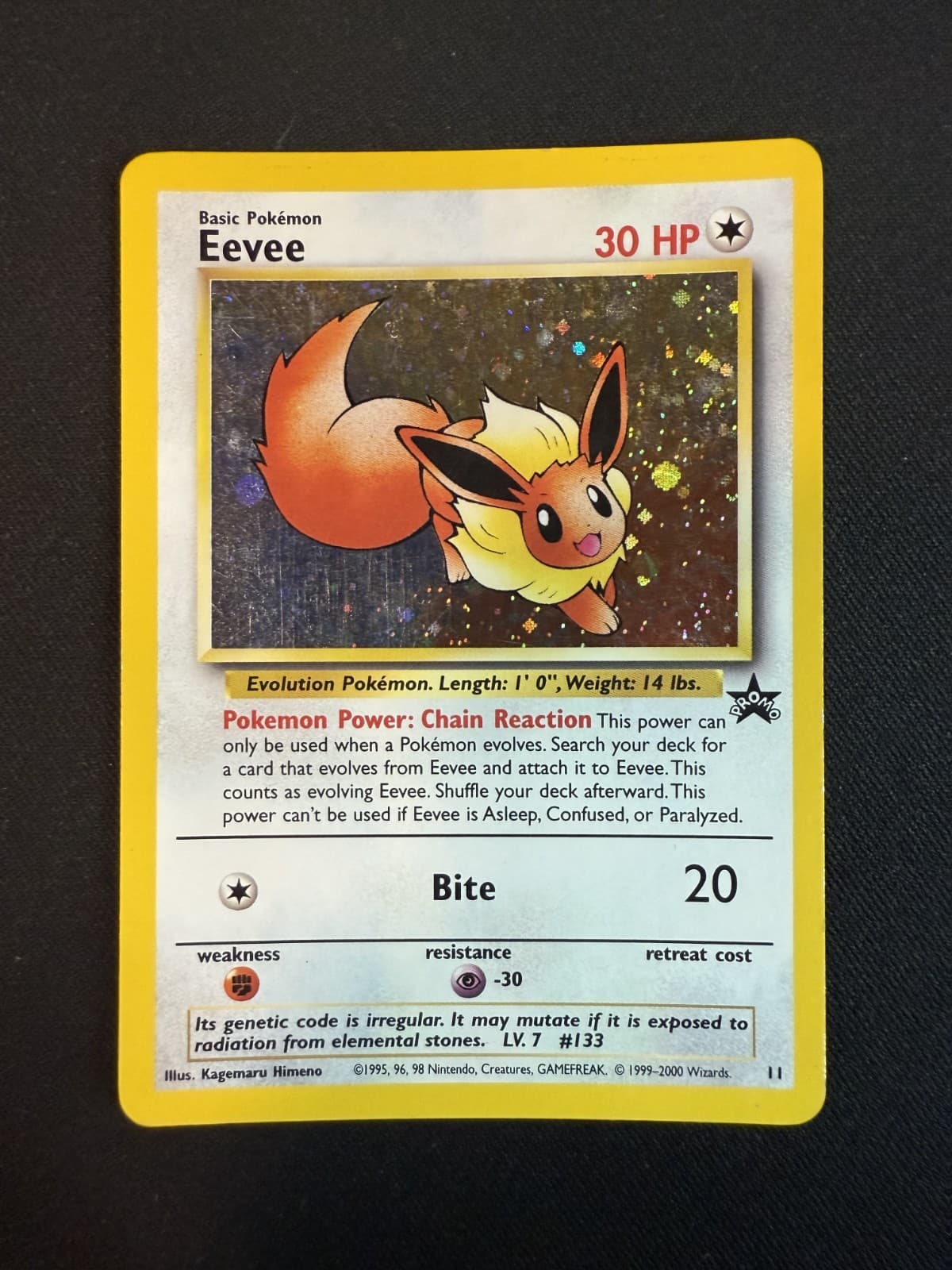 Eevee 11/53 Wotc Promo Holo - LP Vintage