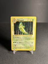 Pokémon TCG Metapod 54/102 1st Edition Base Set Shadowless MP