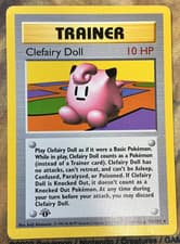 Base Set Shadowless Clefairy Doll 1st Ed. 070/102 Pokémon card 1999 #2571