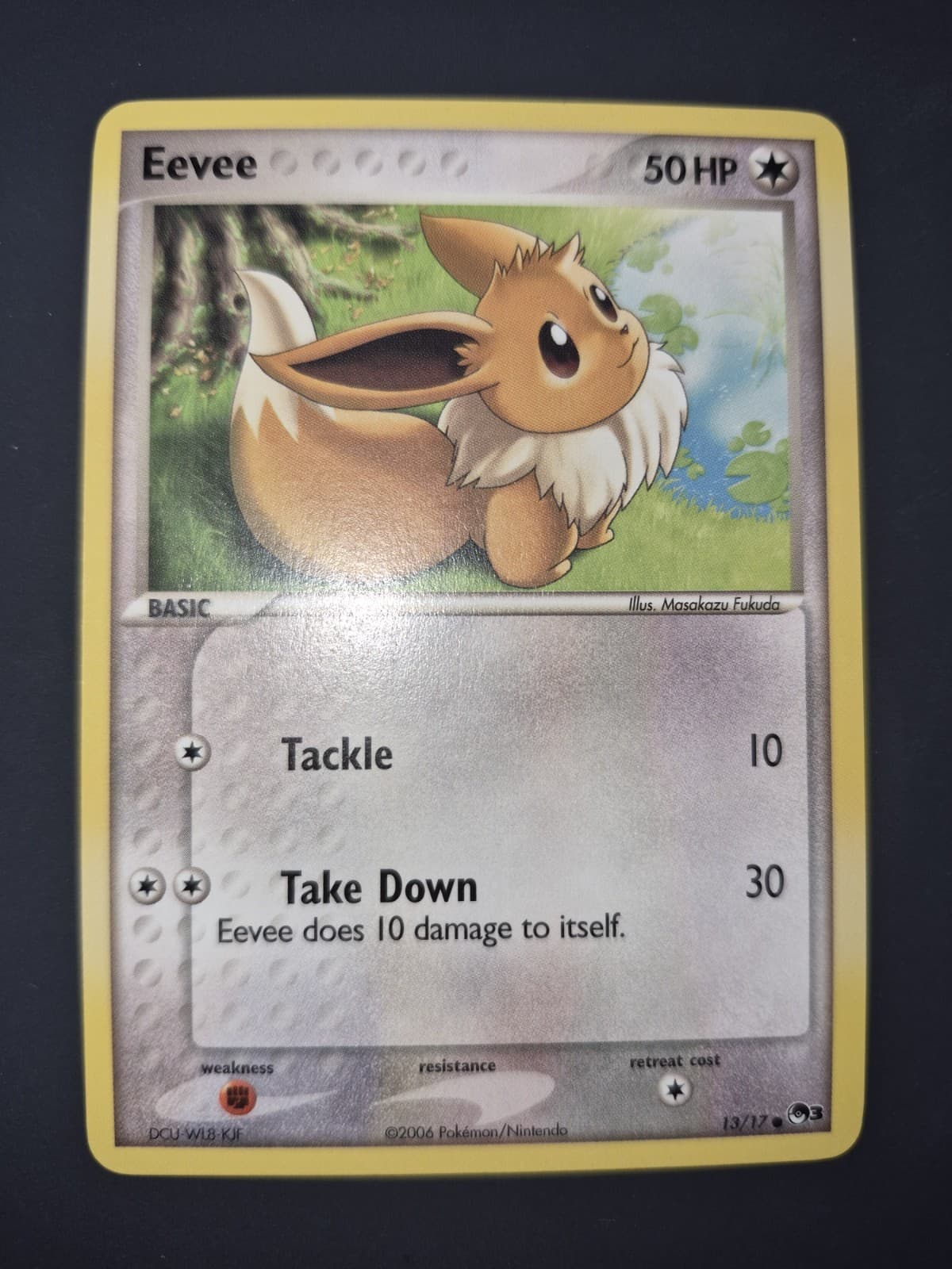 Pokemon TCG Eevee 13/17 POP Series 3 2006 NM