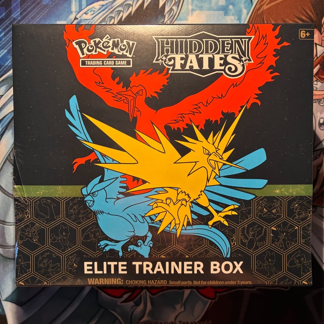 Pokemon Hidden Fates Elite Trainer Box ETB New Sealed - *Seal Wrapping Damage*