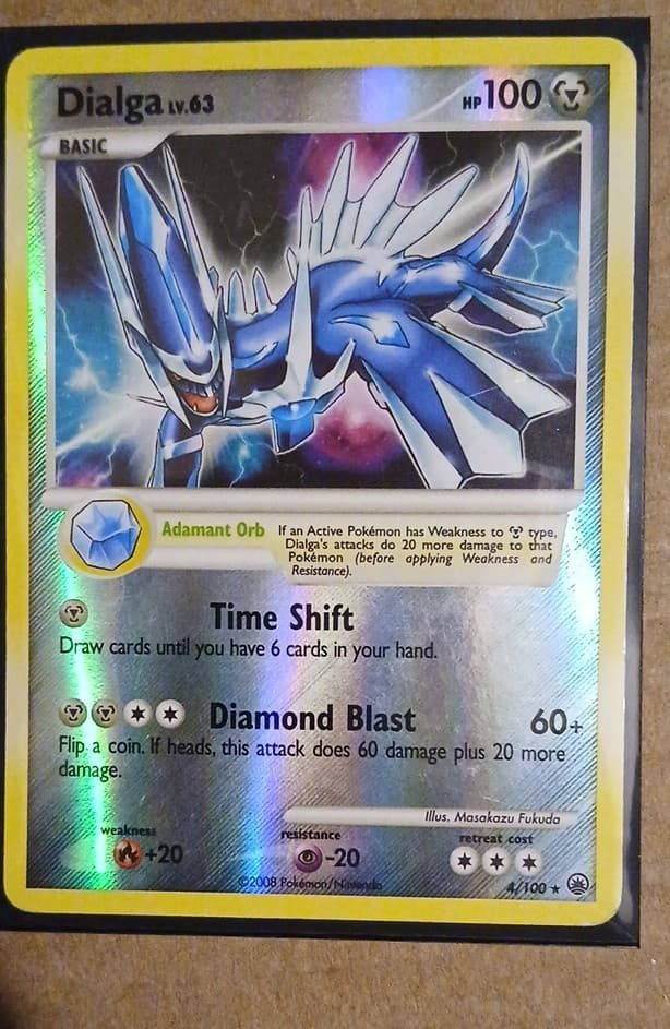 Dialga 4/100 Majestic Dawn Reverse Holo