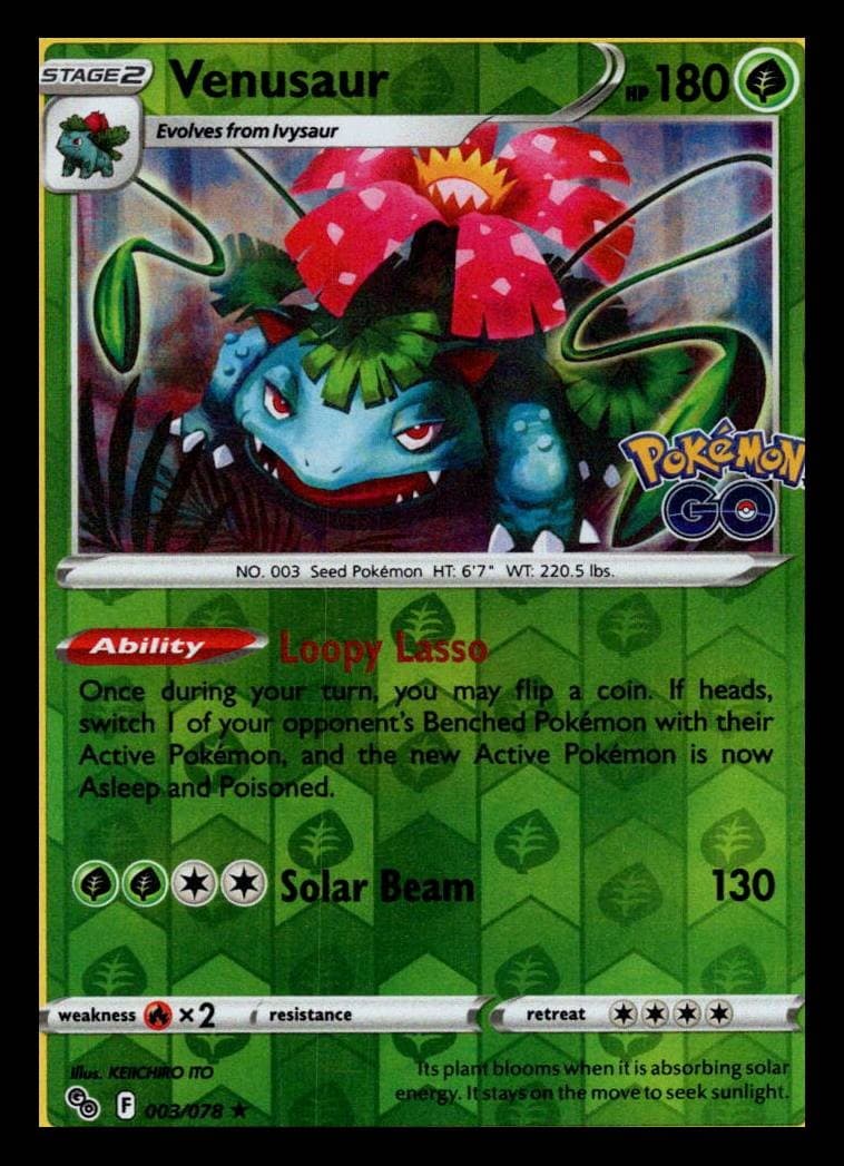 Venusaur Reverse Holo Holo Rare Supreme Victors 13 LP