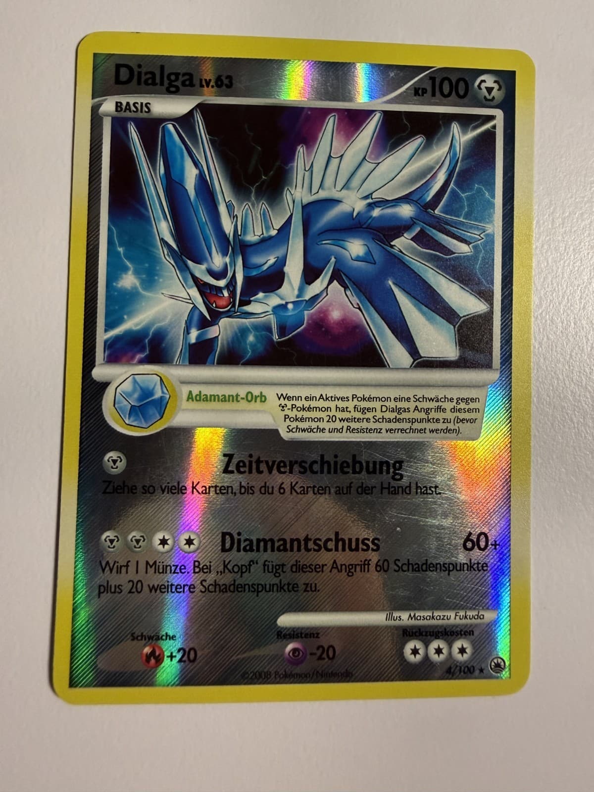 Dialga | Majestic Dawn [4/100] | Rare Reverse Holo | LP | EN | Pokemon TCG