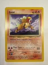 Entei 17/64 Unlimited 2001 Pokemon Neo Revelation Regular Rare Card NM