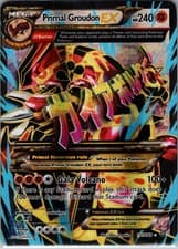 Primal Groudon EX Omega 151 Full Art 151/160 XY - Primal Clash MP Pokémon Card