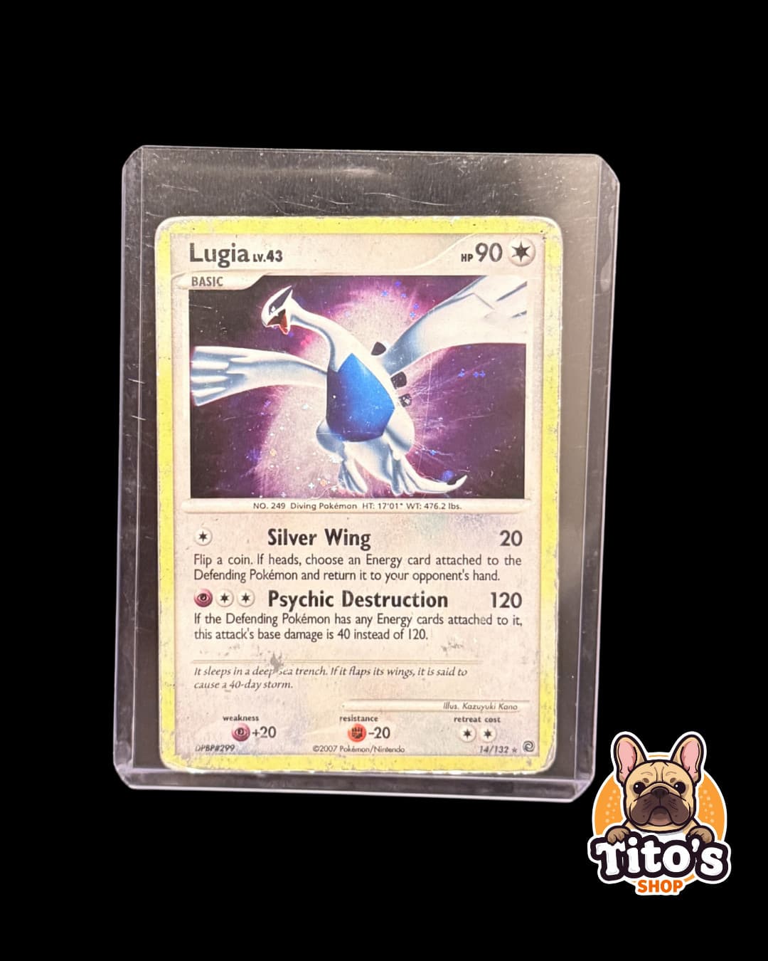 Pokemon TCG Lugia Lv.43 - 14/132 - Rare Holo - Secret Wonders LP