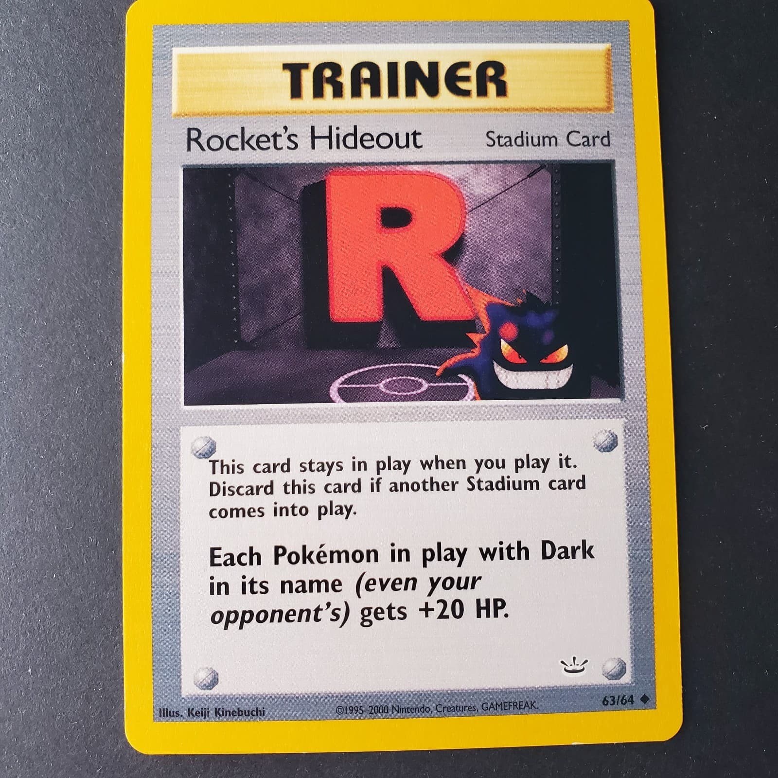 Rocket's Hideout 63/64 Neo Revelation Regular Pokémon TCG LP
