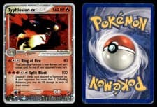 Typhlosion ex 99/100 EX Rare Holo Sandstorm Pokemon Card