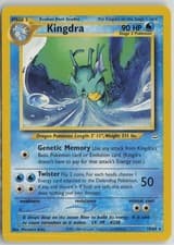 Kingdra 19/64 Rare Neo Revelation Pokemon Unlimited Lightly Played