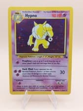 Hypno Fossil 8/62 Holo Rare Pokemon Card - WOTC 1999