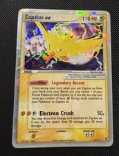 Pokémon Zapdos ex 116/112 EX FireRed & LeafGreen Secret Rare Holo Card