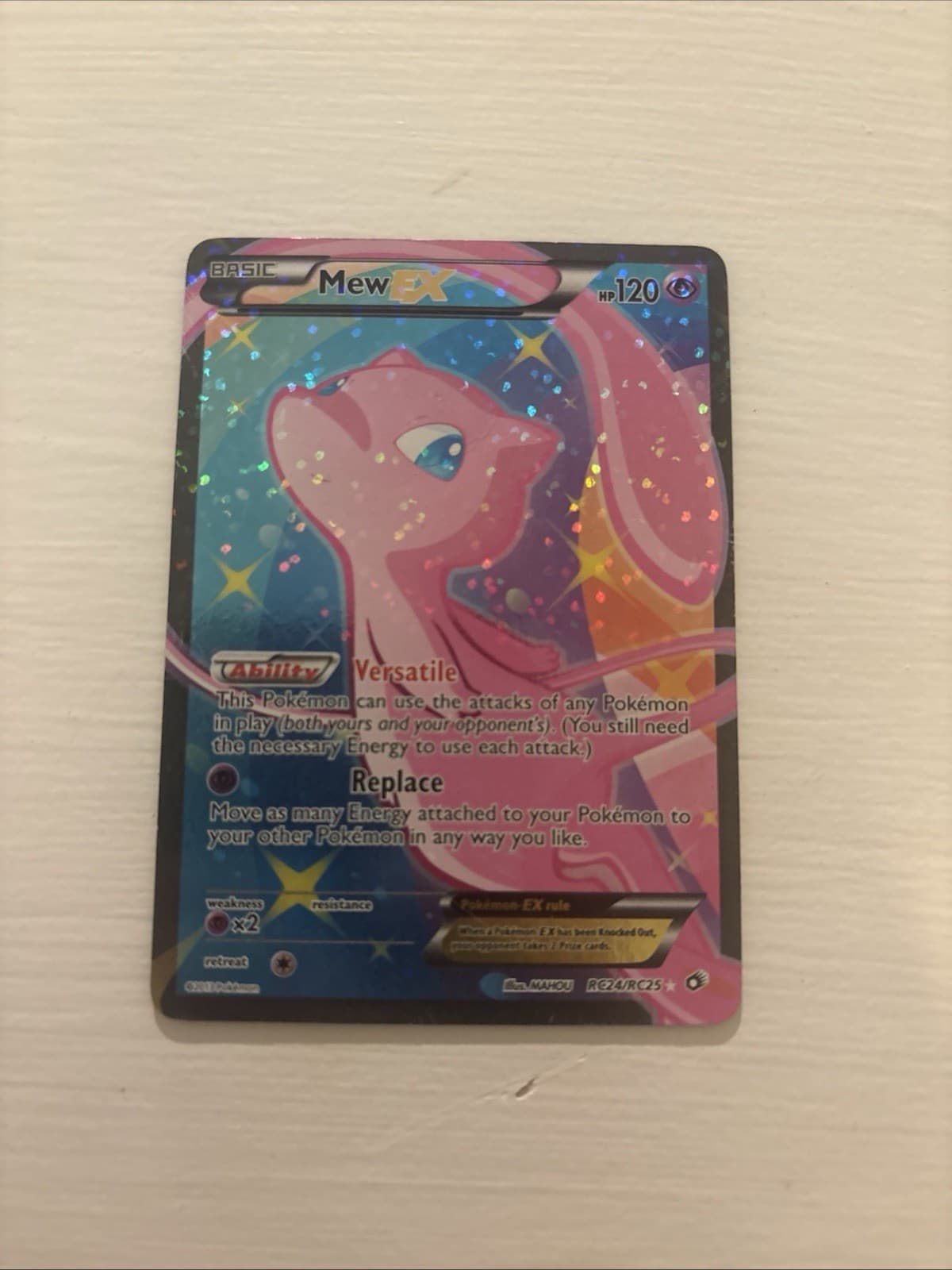 Mew EX (Full Art) RC24/RC25 Legendary Treasures: Radiant Collection Holo