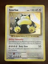 Snorlax - XY Black Star Promos XY179/211 Promo (DMG) Holo-Crease and heavy wear