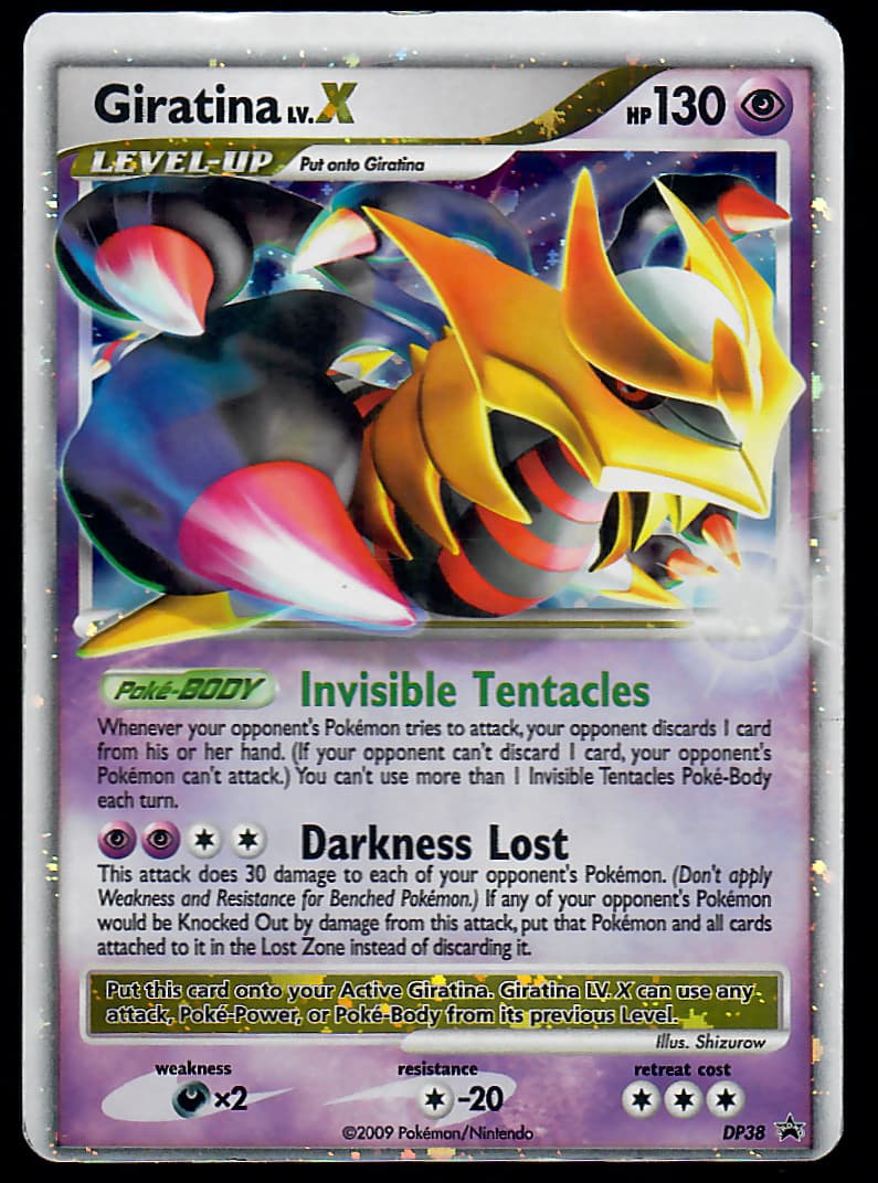 Pokémon Misprint Giratina LV.X - DP38 - Diamond and Pearl Promos Mod Played