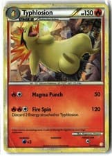 Typhlosion ⭐️ 32/123 Cracked Ice Holo Holo Rare Deck Exclusives Pokemon HP