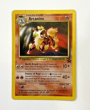 Pokemon Arcanine #6 Black Star Promo Rare WOTC 2000 Vintage Card