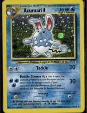 Azumarill Holo Rare Neo Genesis 002/111 Water Holo Pokemon Card