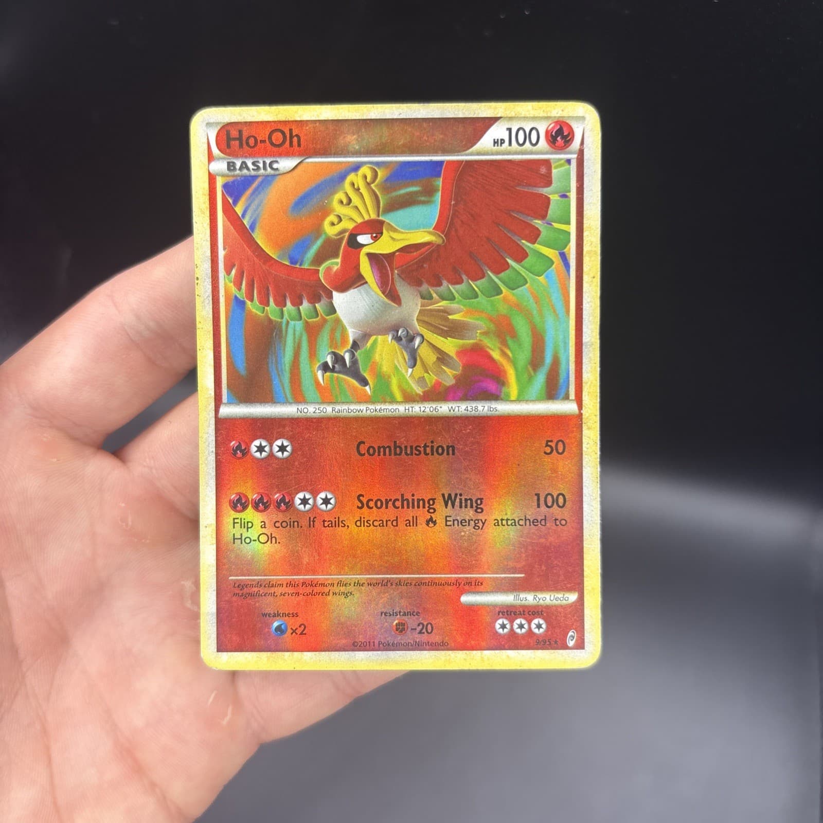 Pokémon TCG Ho-Oh 9/95 Call Of Legends Holo Rare mp  Condition