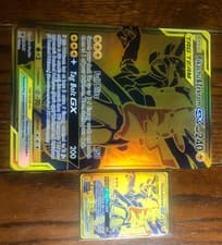Pikachu & Zekrom GX SM248 with oversize promo card