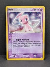 Mew 111/110 Holon Phantoms Holo Ultra Rare Pokemon TCG vintage Nintendo MP