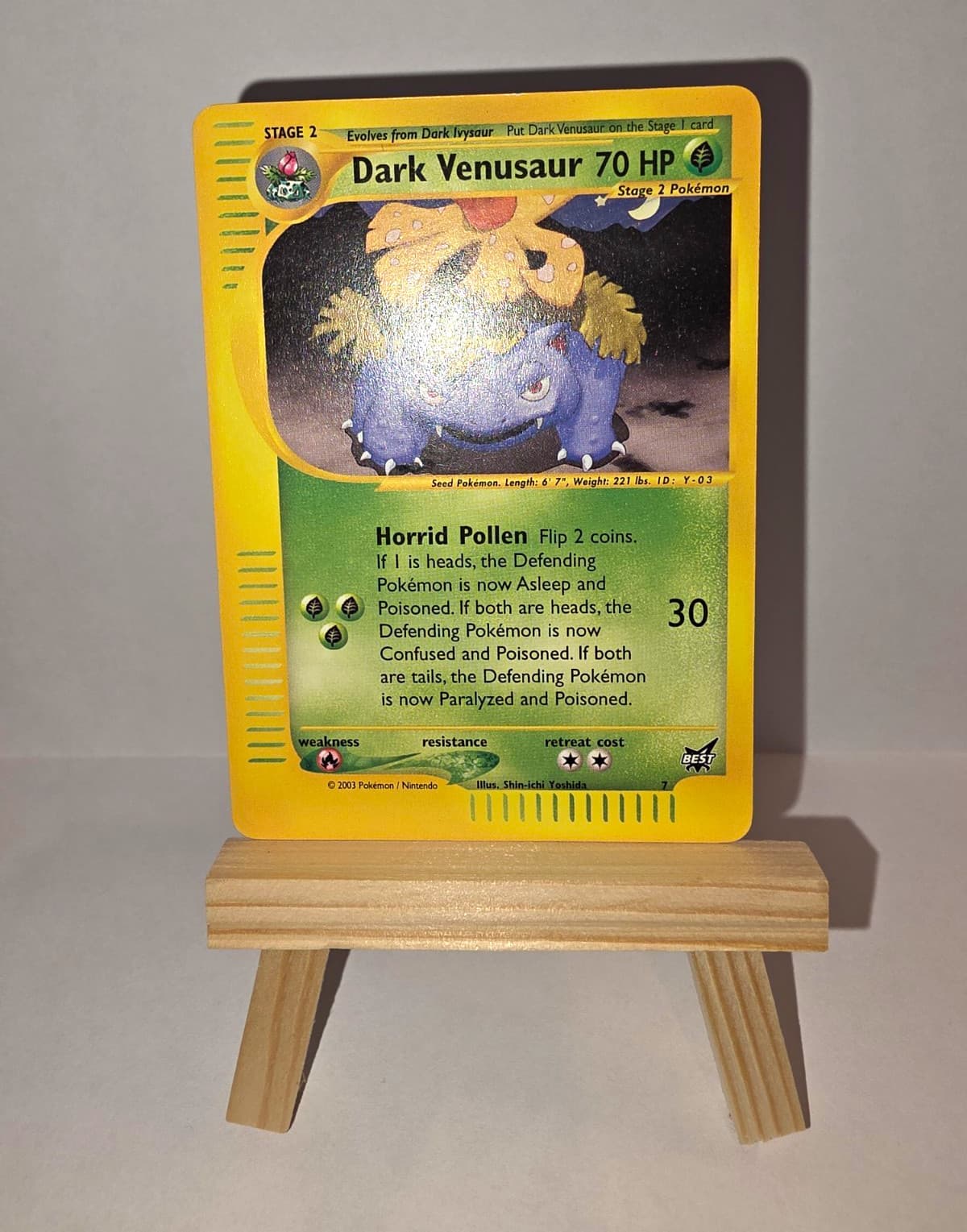 Dark Venusaur Best of Promo 7 Winner 007/009 English Regular 2003