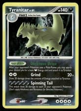 Pokemon Cards Tyranitar 30/100 DP Stormfront Deck Exclusives Holo Rare MP
