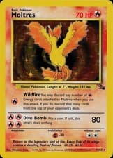 Moltres (12) Unlimited Holofoil [FO - 12/62] MP PokemonFossil
