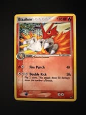 Pokémon TCG 2006 Blaziken Holo Rare Card 1/17 Pop Series 1