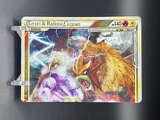 Pokemon TCG Entei & Raikou LEGEND Top 90/95 Unleashed Holo English 2010