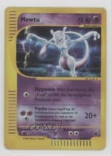 Mewtwo German Reverse Foil Pokemon e-Card Series Expedition #56 2002